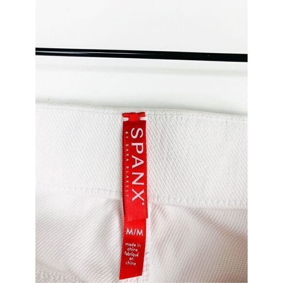 Spanx Women's Skinny Jeans Jeggings Ankle Stretch Pull On Slim White Size Medium - Picture 5 of 9